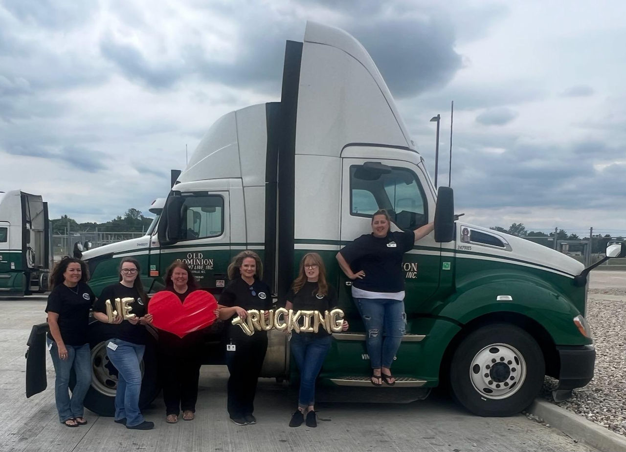 Women in Trucking at OD's Edinburgh Service Center